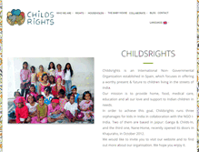 Tablet Screenshot of childsrights.es
